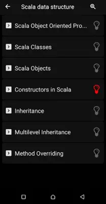 Scala programming language android App screenshot 2