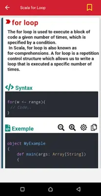 Scala programming language android App screenshot 4